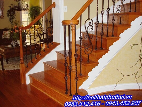 Cầu thang sắt nghệ thuật PT15