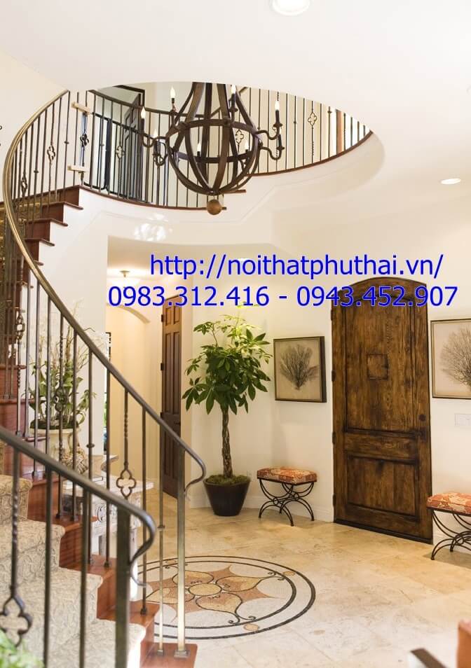 Cầu thang sắt nghệ thuật PT25